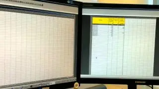 How to use Excel on two monitors