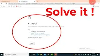 Fix: Websites not loading / No Internet / Proxy server related problem| Bangla