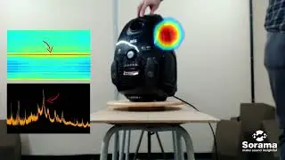 Vacuum cleaner housing sound leakage | Sorama Acoustic Camera