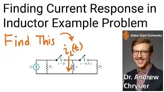 Finding Current Response in Inductor Example Problem