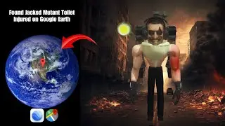 Found Jacked Mutant Toilet Injured on Google Earth! #googleearth #googlemaps