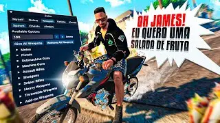 JAMES SALADA DE FRUTA NO GTA RP COM MOD MENU