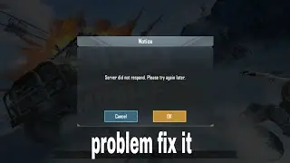 Pubg mobile (beta) game server did not responding etc . problem fix it by a  pratik gaming