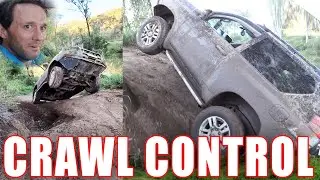 NEAR EPIC FAIL: Testing Crawl Control vs Diff Lockers in a Toyota 2 Door SWB ZR Prado.