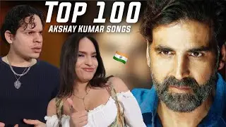 MY NEW CRUSH 😍 Waleska & Efra react to Akshay Kumar TOP 100 Songs for the first time