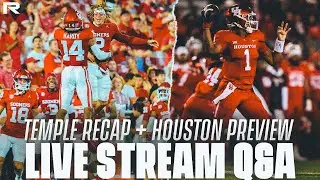Live OU/Temple Q&A + Previewing The Houston Matchup  |  OU Insider Live