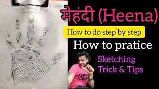 Mehndi Dedign kaise banate hai | How to Design of heena #heena #design #trending #art #video