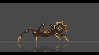 Pixel Art Speedpaint : Steampunk Robot Spider