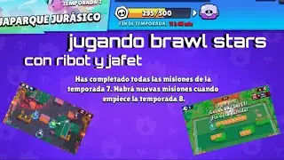 jugando con el ribot y jafet | Brawl Stars