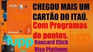 urgente mais um cartão do Itaú pra coleção vem conferir vcs não vão ser arrepender 🥳🥳