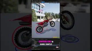 Motorcycle Control Rig for Unreal Engine 5 
