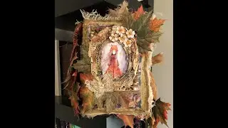 (Sold) Grungy Autumn Fall Fairy Journal Flip Through -CHUNKY