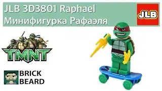 Минифигурка Рафаэля Черепашки Ниндзя JLB TMNT 3D3801