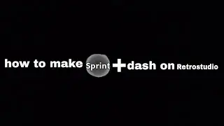 How To Make A Sprint & Dash In Retrostudio