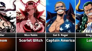 If One Piece Characters were in Marvel | One Piece