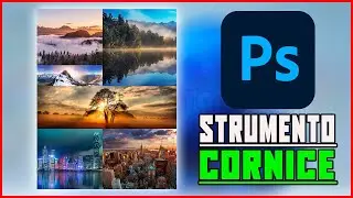 How to use the frame tool and add multiple images in PHOTOSHOP 2023 - TUTORIAL ITA 