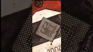 Black Pasted Cpu Reballing #shorts #viral
