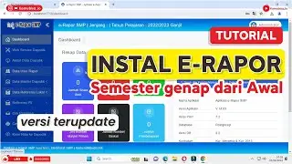Instal E-Rapor SMP 2 Kurikulum 1 Aplikasi pada Semester Genap Versi Terbaru dari Awal | Lengkap