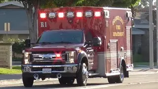 Orange City Fire Dept. Rescue 1 Transporting