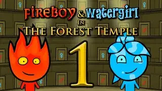 НОВЫЕ Приключения ОГОНЬ и ВОДА в Лесном Храме # 1 new adventures fire and water in the forest temple