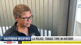 LA Mayor Karen Bass Refuses To Answer And Freezes