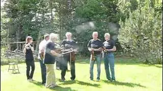 Saxdalingarna invigningsspelar vid Bengt Emil Johnsons väg
