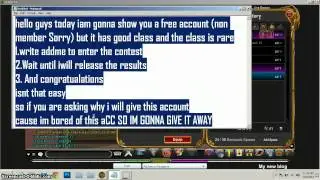 =AQW= account give away
