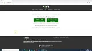 Install Node.js & NPM windows pc