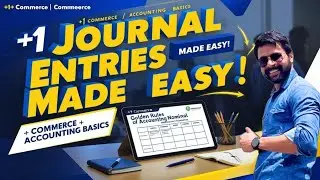 Plus One Commerce – Journal & Golden Rules of Accounting Explained! 📊