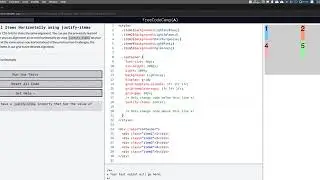 freeCodeCamp: Align All Items Horizontally using justify-items