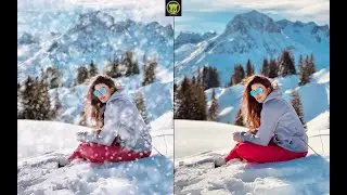 PhotoShop - Snow Effect - تأثير الثلج - فوتوشوب
