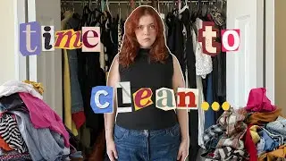 cleaning out my closet for summer (trying on my clothes)
