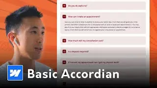 Building a Basic FAQ Accordion in Webflow: A Step-by-Step Tutorial