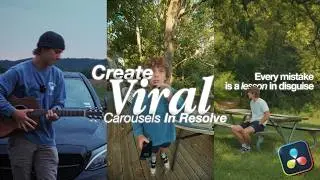 Making BANGER Instagram Carousels Like a Pro In DaVinci Resolve!