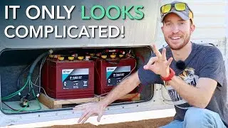 How to Wire RV Solar Battery Bank Batteries in Series and Parallel