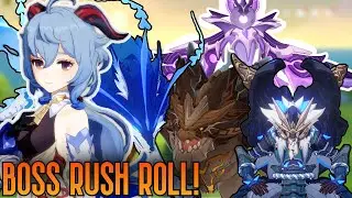 Genshin Boss Rush Goes Horribly Bad! (Ganyu Banner Rolls)