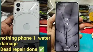 Nothing phone 1 water damage /Dead/ short/ restart problem fix