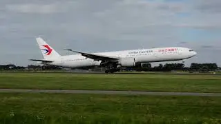China  EASTERN 777  at schipool Airport