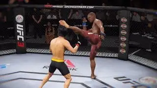Bruce Lee vs Michael Page (EA Sports UFC 3) - CPU vs CPU