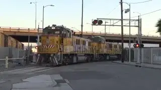 UPY 2728 @ Lemon St Railroad Crossing (Los Angeles, CA)