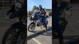 Как выпрямить высокий и тяжелый мотоцикл #мотошкола #категорияа