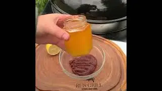 Сочная куриная голень, очень красивый рецепт.