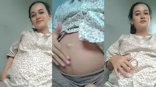 SENSASI DIEM - DIEM SPIL PERUT MULUS SAMBIL NGOBROL 🔥 FOLDER BUMIL
