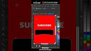 Apply Realistic Shadow in CorelDraw #hevlendordesigns #coreldraw #shorts
