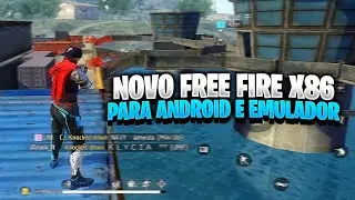 FREE FIRE X86 ATUALIZADO para MOBILE e EMULADOR 💜 MELHOR FREE FIRE TEM X86 ? NUEVA ACTUALIZACION 206