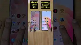 Poco F5 vs Samsung Galaxy S23 Ultra Speed Test Comparison |🔥