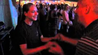 Dutch and Cuban sound engineers having fun together at Hennes Latin Stage 2014