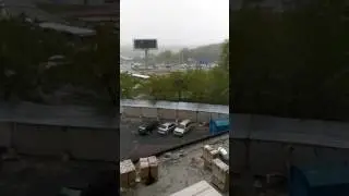 Новосибирск 17мая, идёт снег.