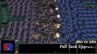 275 RAPID FIRE CYCLONES vs 200 SIEGE TANKS IN TANK MODE!! [STARCRAFT 2]