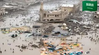 Terrifying storm in Qassim, Jeddah drowns. Torrential floods in Mecca, Saudi Arabia